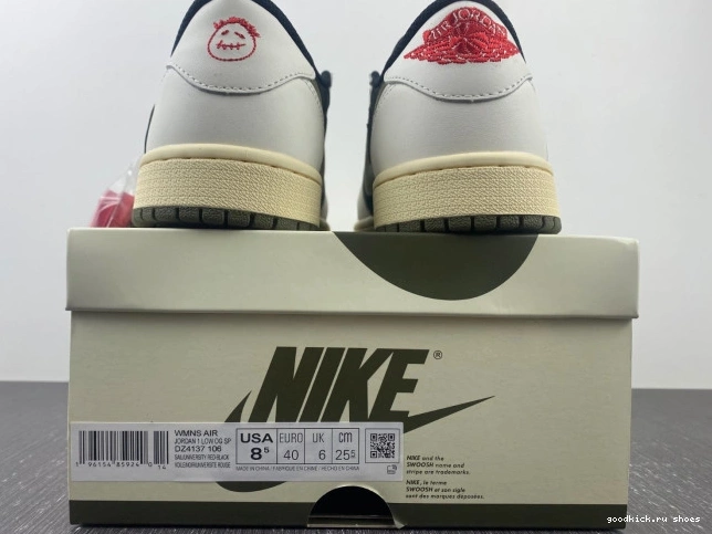 WMNS Scott x Air OG 1 Travis Olive Low DZ4137-106 Jordan 0806